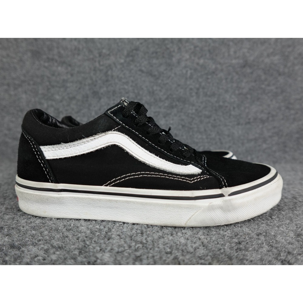 Vans Old Skool Shoes US Mens 3.5/US Women 5 Cushioned Black White Low Top